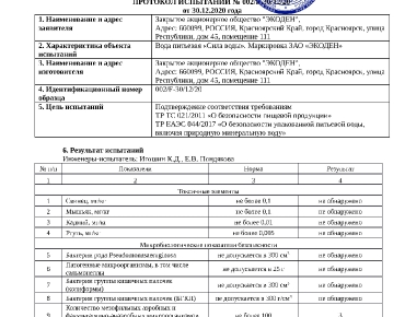 Испытания 1